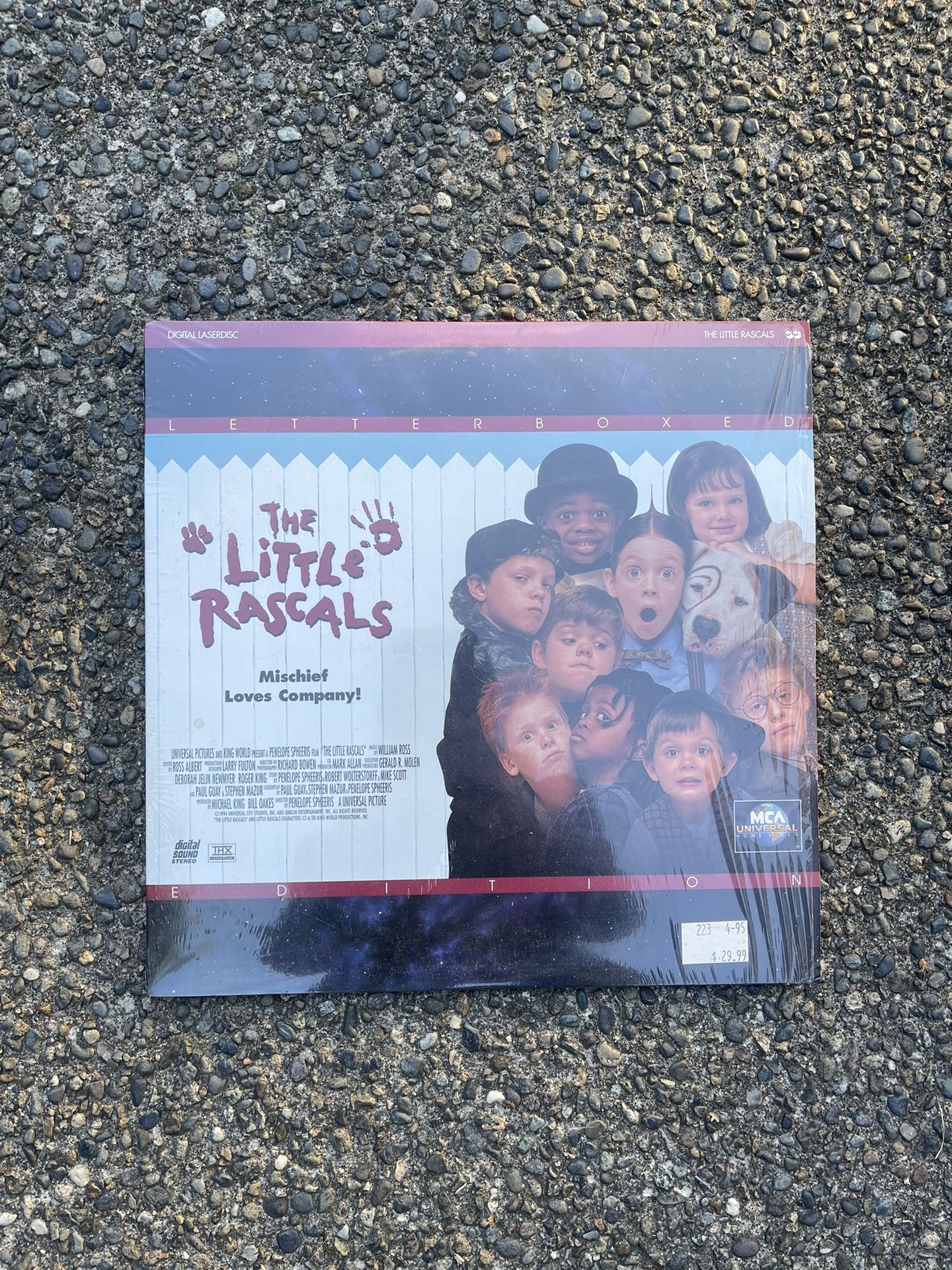 Little Rascals Laserdisc