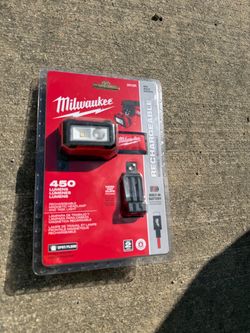 Milwaukee 450-Lumen Rechargeable Magnetic Headlamp $40