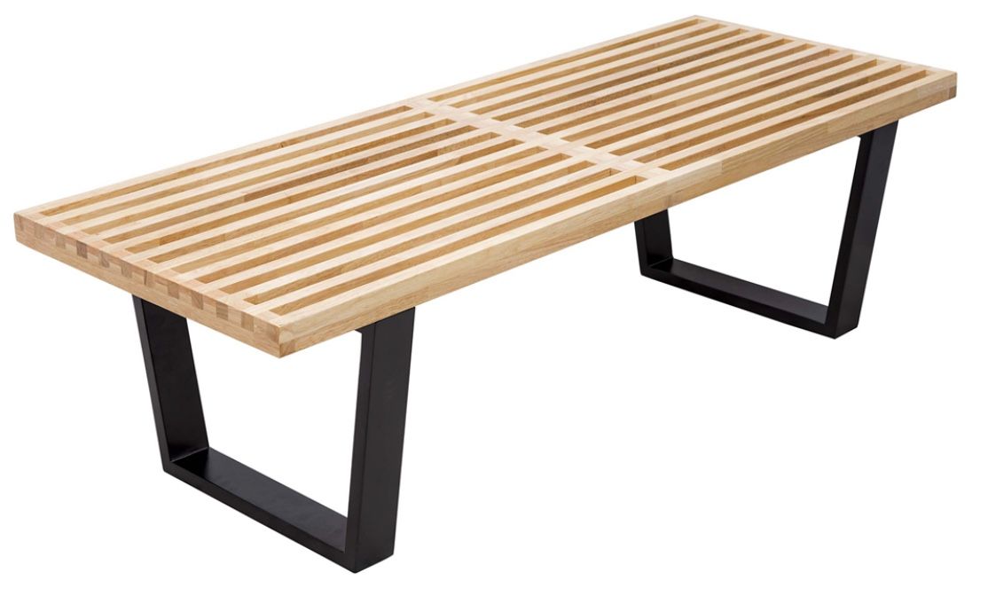 Nelson bench - minimalist bench - Mid-century contemporary