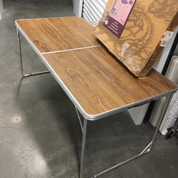 Vintage Sierra Trails Metal Frame Folding Light Weight Picnic Table 30X60