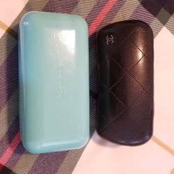 Chanel and Tiffany's & Co. Sunglasses cases