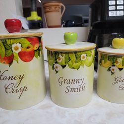 Sweet As Pie Canister Set