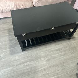 Lift-Top Coffee Table | Desk + Dining Table in One