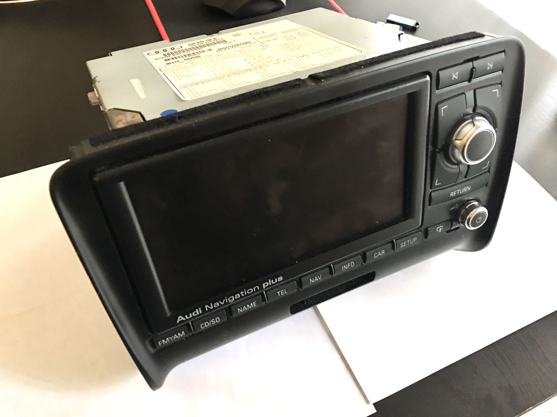 Audi Navigation Plus head unit (TT mk2 8j)