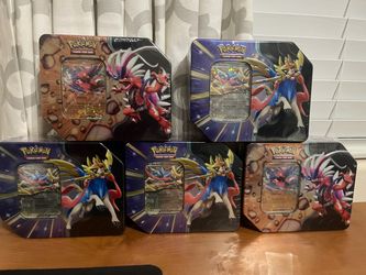 Pokémon TCG Tin Koraidon & Zacian slashing legends