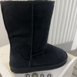 Black Kid Boots