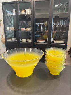 Vintage Glass Bowl Set