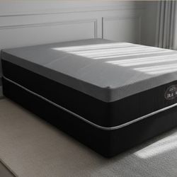 🛌 Queen Mattress Memory Foam + Box Spring – Free Delivery Today