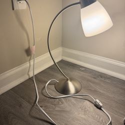 Silver Desk Lamp