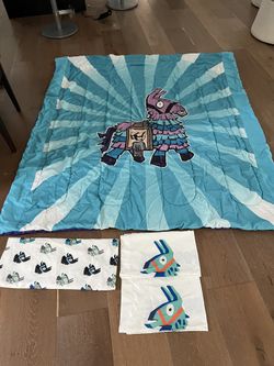 Fortnite Comforter And Matching Sheets 