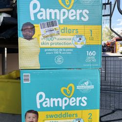 Pampers Size 1 And 2 