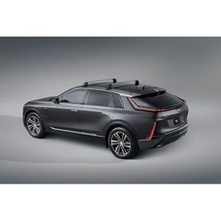 Cadillac Roof Rack Cross Rail Package in Bright Anodized Aluminum