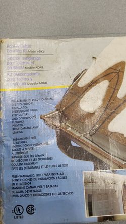 2 Roof and gutter De- icing kits, model ADKS,100 FT. Each .