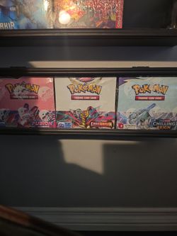 Pokemon booster box lot FUSION STRIKE, LOST ORIGIN, CHILLING REIGN