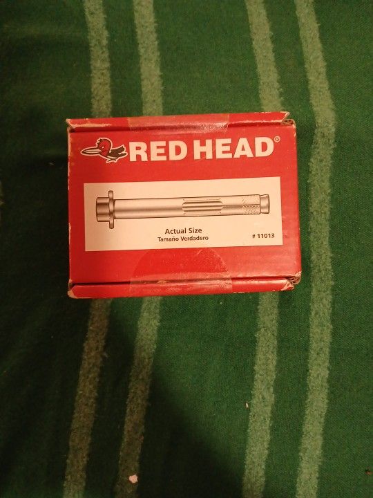 REDHEAD HEX SLEEVE ANCHOR FOR BLOCK BRICK CONCRETE 3/8"×3"