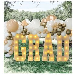 Graduation Light Up Letters