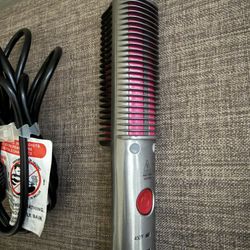 Soleil Styling Comb Silver & Pink Model L40HBS-B44*Tested*
