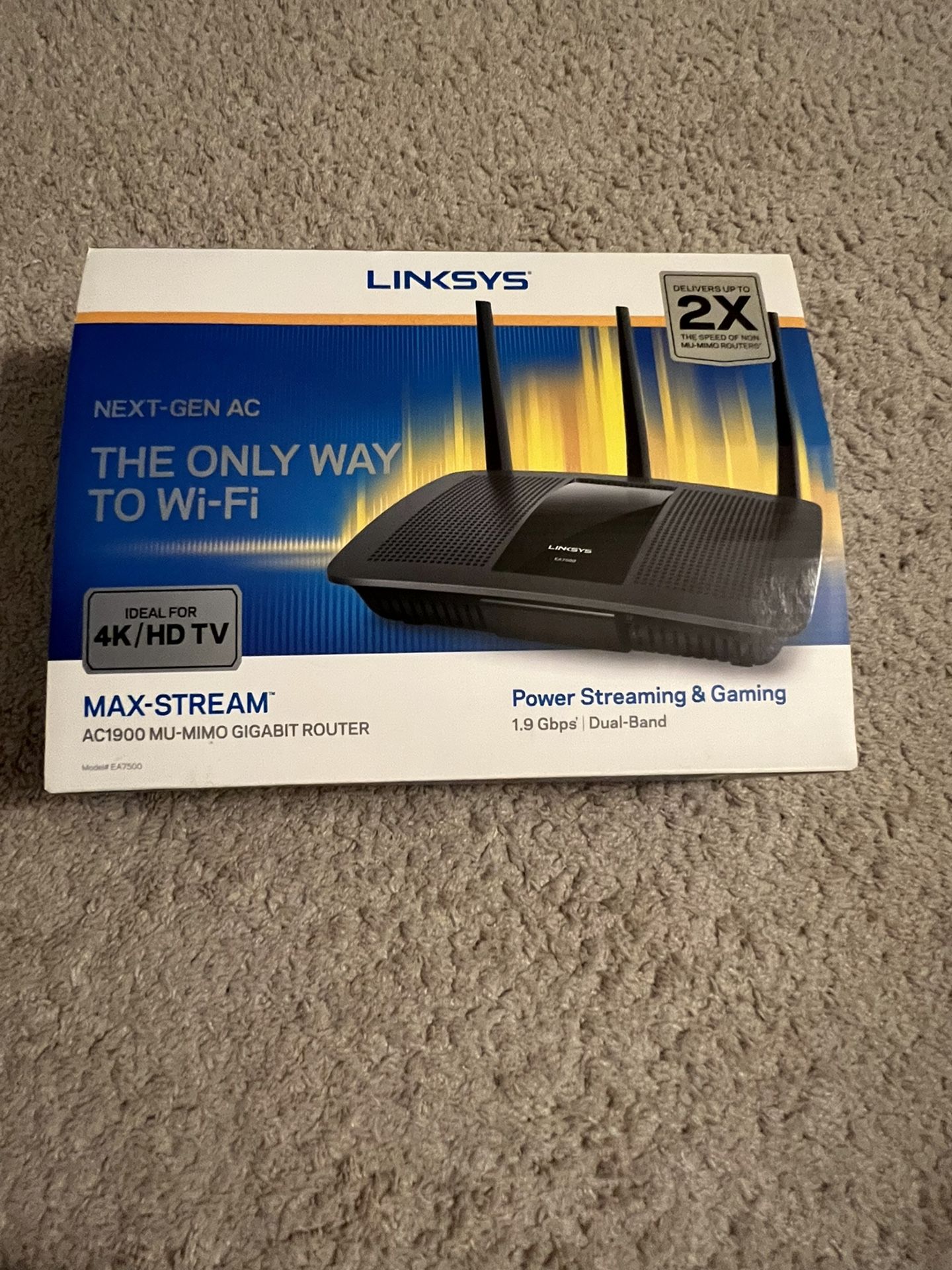 Linksys EA7500  Mimo Gigabit Router 