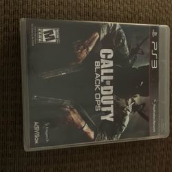 PS3 Call Of Duty Black OPS