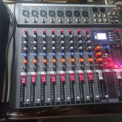 8 channel mixer
