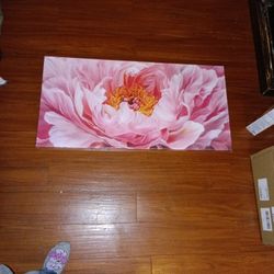 Pink Flower Painting 
