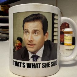 Large "That's What She Said" Michael Scott The Office Coffee Mug - 15oz/20oz