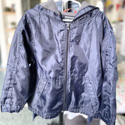 French Toast Unisex Size 5 Long Sleeve Hooded Zip-up Jacket In Navy