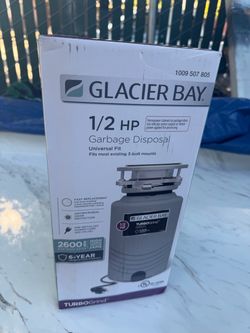 Garbage disposal, brand new. I can drop it off