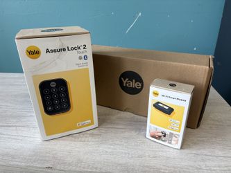 NEW! YALE Assure Lock 2 Touch Key-Free Bluetooth Biometric Door Lock Kit with Wi-Fi Smart Module (Set of 3)