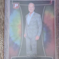 2025 Kelsey Grammer Leaf Metal 1/1 Pre-Production PROOF Collector Card Mint