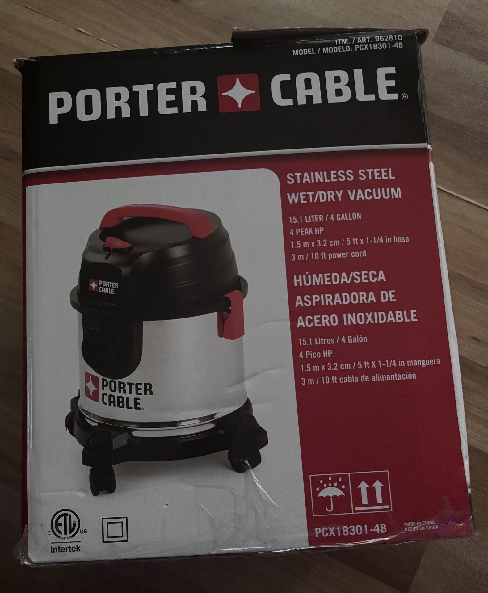 Stainless Steel Wet/dry Vacuum 