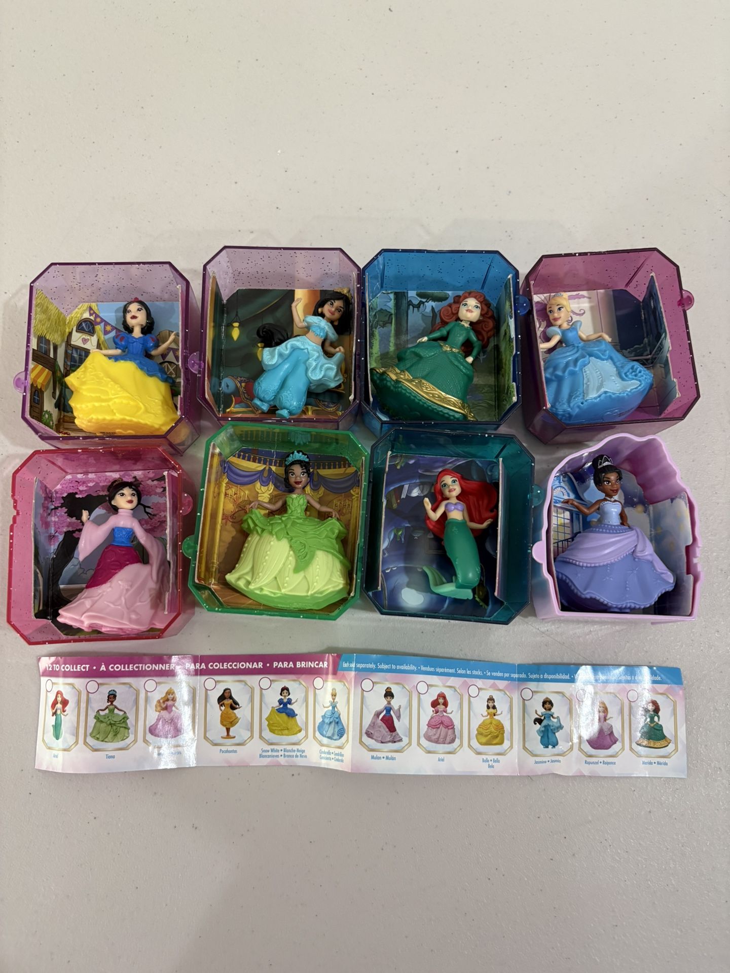 Disney Princess Gem Collection Series 1 Set Of 8 Disney Princess 