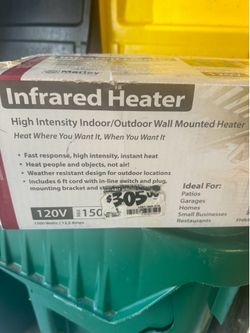 Infrared heater new in box