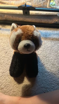 cute small red panda plush