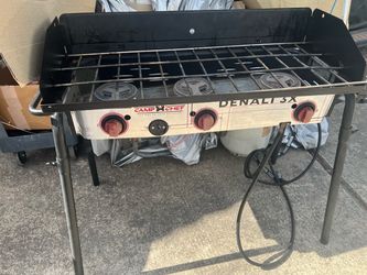 Camp chef 3 burner stove