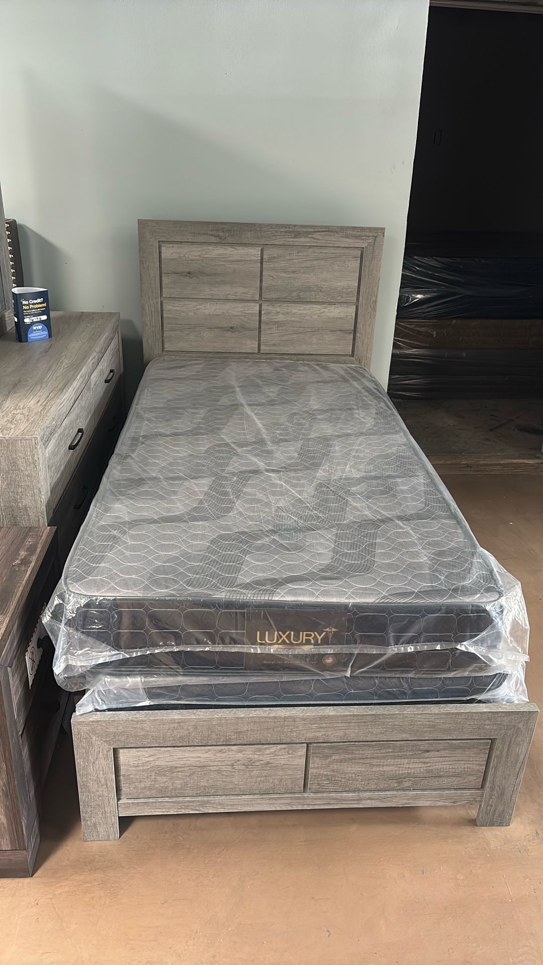 Twin Bed With Mattress
