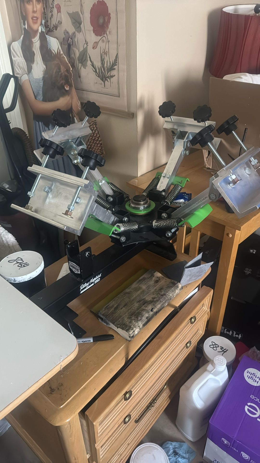 Riley Hopkins 150 Screen Printing Machine