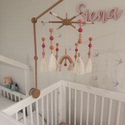 Baby Girl Mobile With Arm 