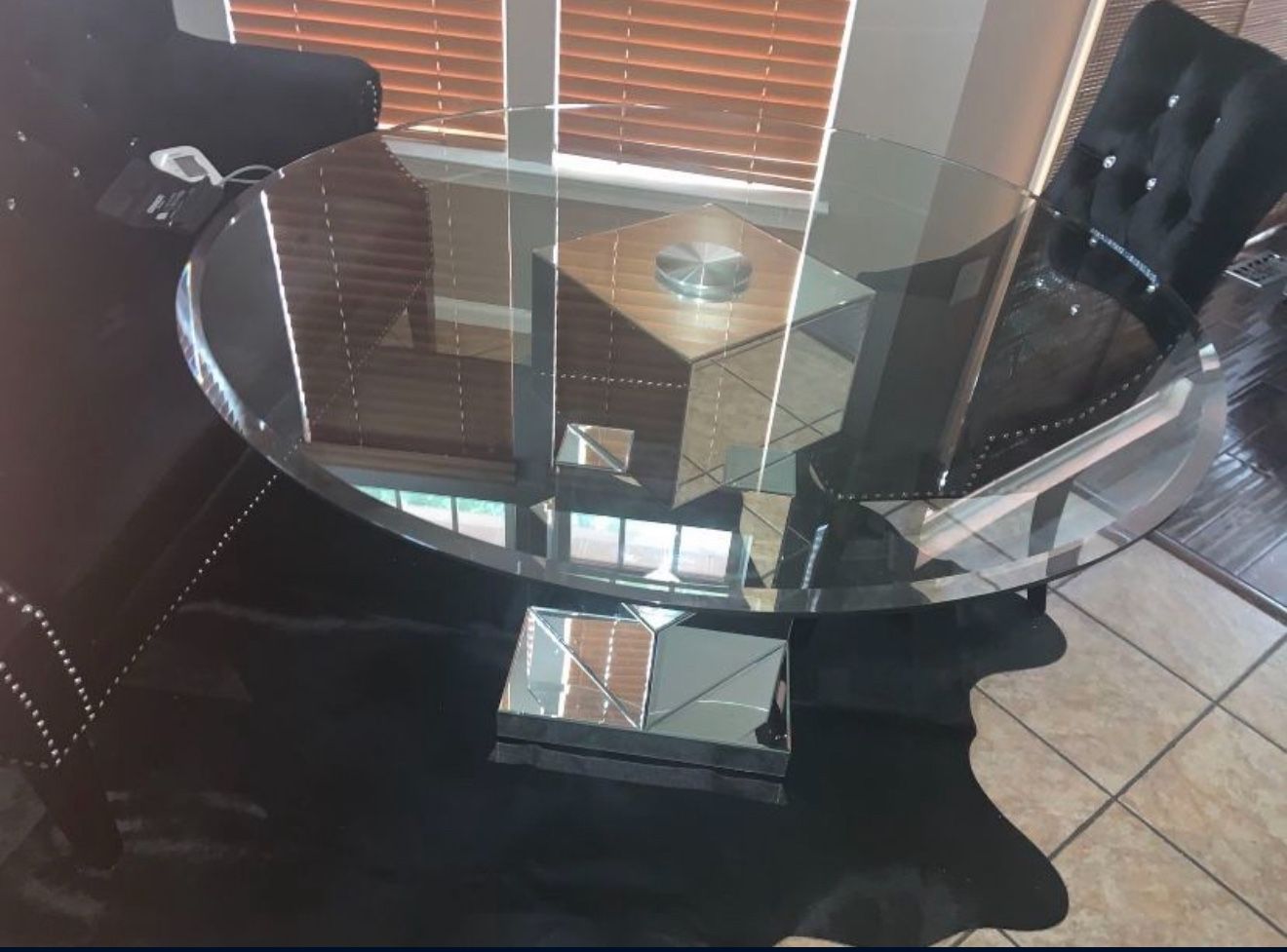 Mirrored Dining (Table  Only )