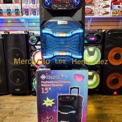 Pro Bluetooth Speaker 15' Woofer❗️6200w❗️XTRA BASS❗️SUPER LOUD