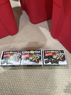 Lite Brite Ornaments