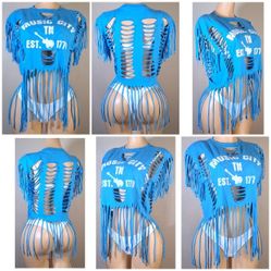 Country Music Custom Fringe Tshirt