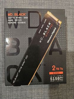 WD_BLACK SN770 2TB NVMe PCIe Gen4 x4 M.2 SSD