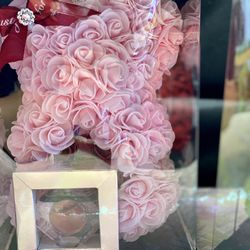 Pink Rose Bear 🐻 And Victoria’s Secret Perfume $85