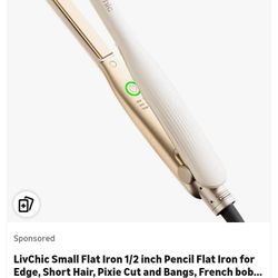 LivChic 1/2" Flat Iron