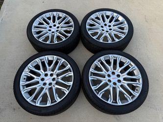24” GMC Sierra Z71 Yukon Denali SLT Ultimate Wheels Rims Tires
