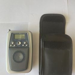 Sharper Image Battery Powered Radio
