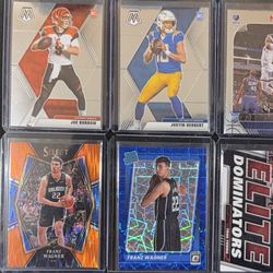 Sports Card Rookie Lot Basketball Football Prizm Optic Select 