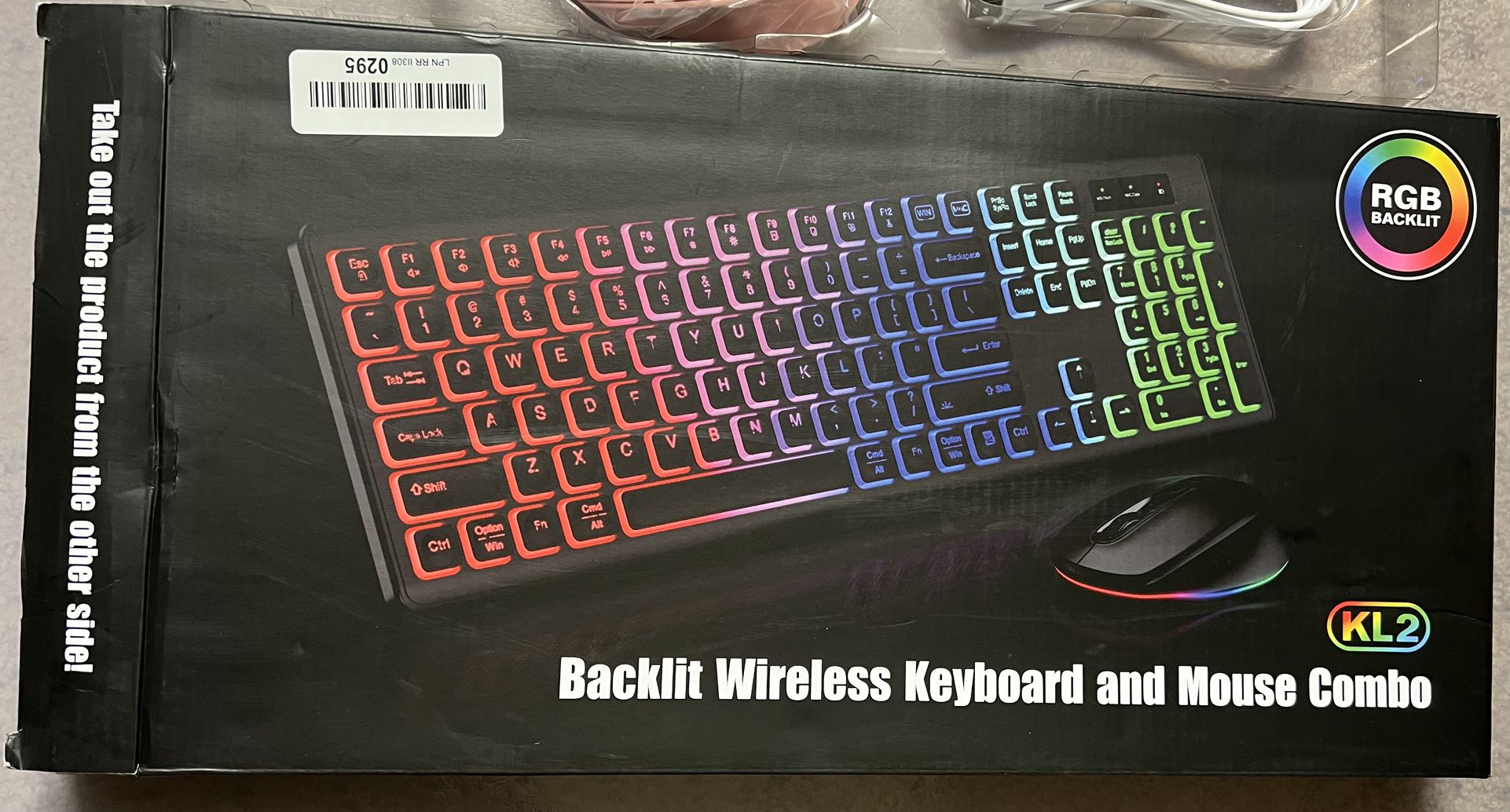 RGB Backlight Wireless Keyboard And Mouse “BRAND new”