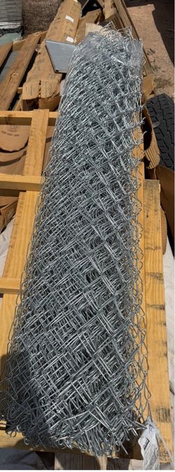 60 in. x 50 ft. 11.5-Gauge Galvanized Steel Chain Link Fence Fabric